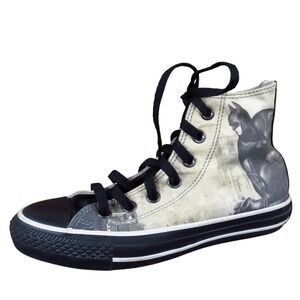 Converse Chuck Taylor All Star Batman Women Athletic High Top Shoe Size 5.5 Gray
